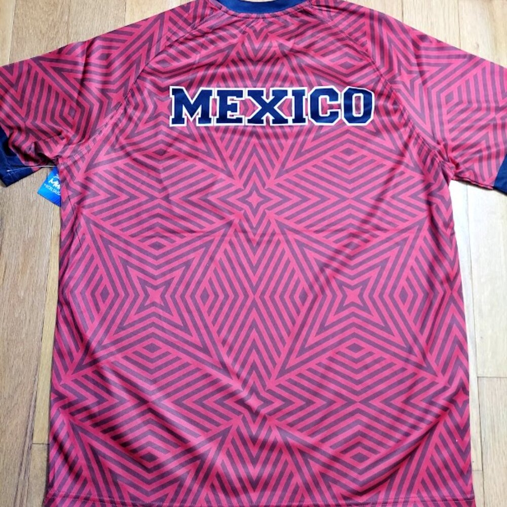 México Soccer Jersey Size L Nueva New Mexico Soccer Shirt MSRP NWT $70 - Picture 9 of 11